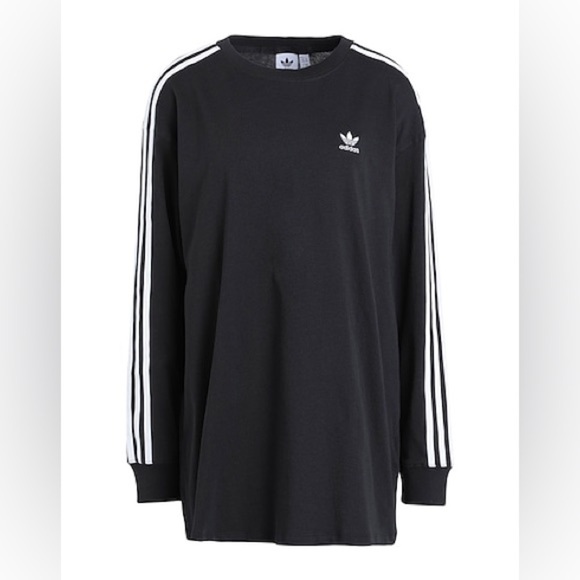 Adidas Three Striped Oversized Long Sleeve - Picture 1 of 8